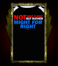 Might for Right shirt